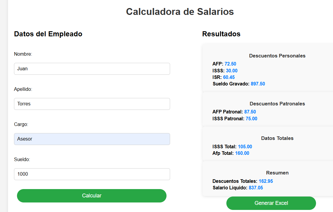 Calculadora Contable